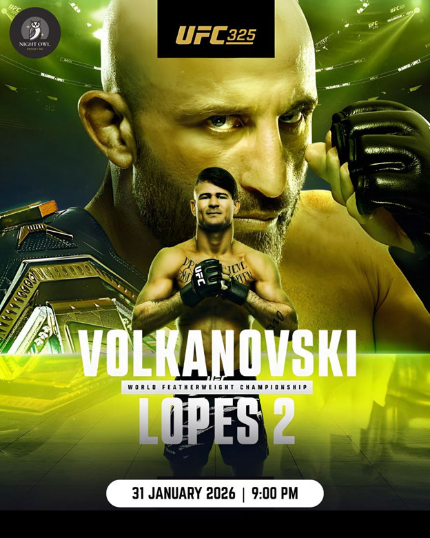 UFC 325 – Live at All Locations